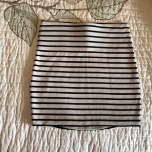 Striped BCBG skirt